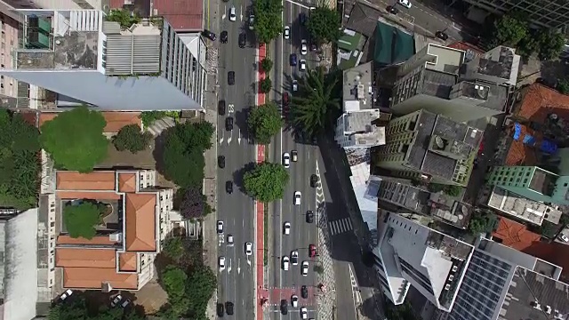 巴西圣保罗市康索莱索大道视频下载