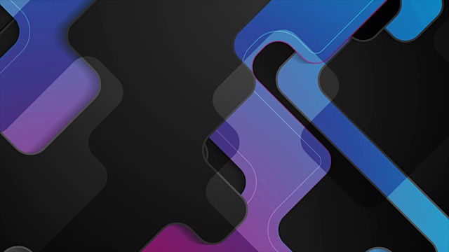 深蓝紫色抽象科技企业运动设计视频素材