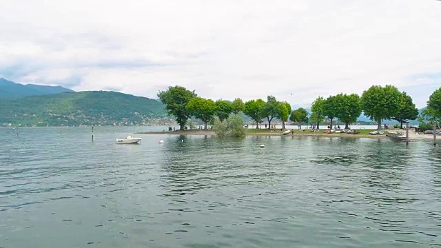 美丽的风景，马焦雷湖。视频素材