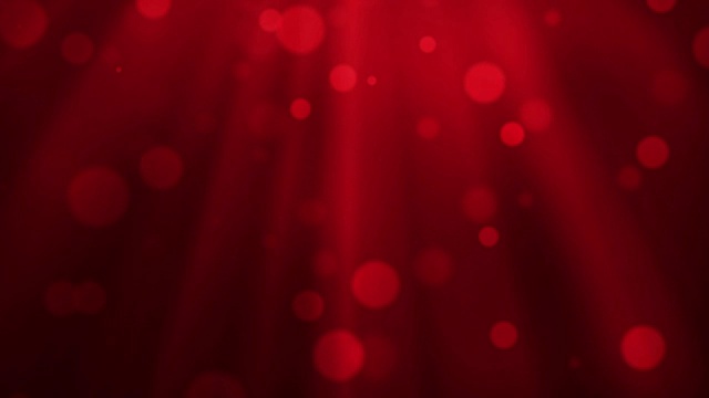 红色无缝循环背景与散景灯视频素材