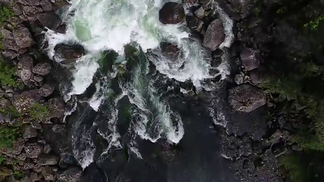 河水流淌着白水视频素材