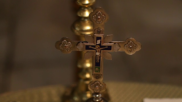 基督教的十字架视频素材