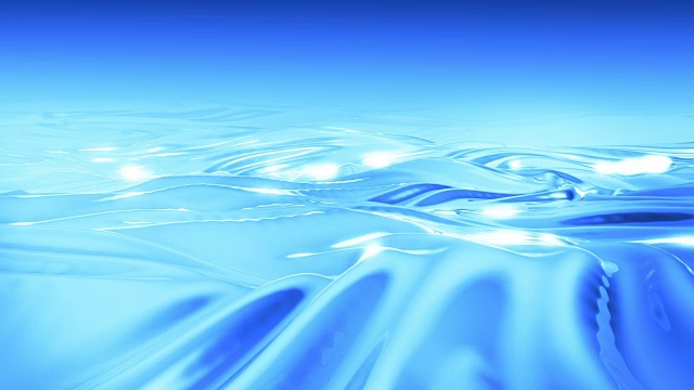 抽象的蓝色波浪背景视频素材