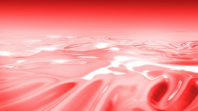抽象的红色波浪背景视频素材