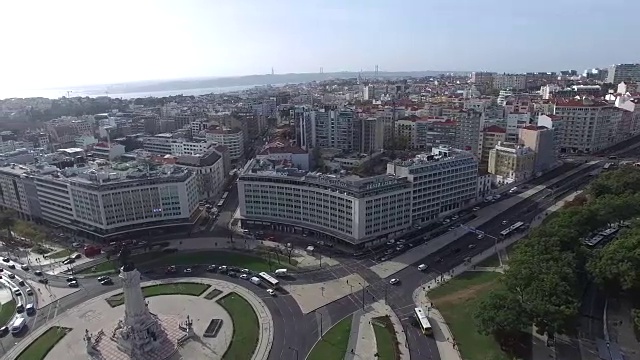 葡萄牙里斯本庞巴尔广场视频素材