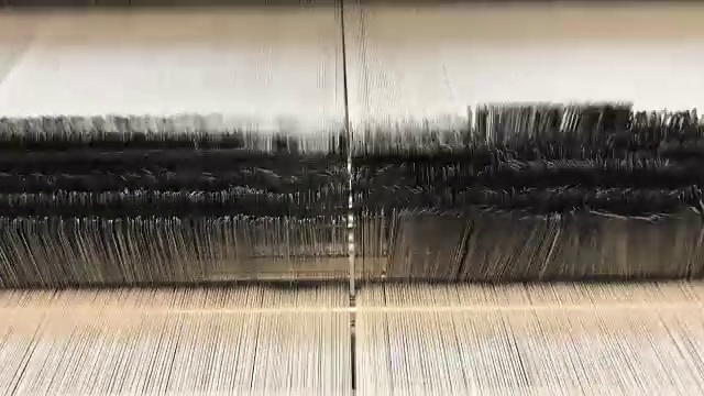 纺织机器视频素材