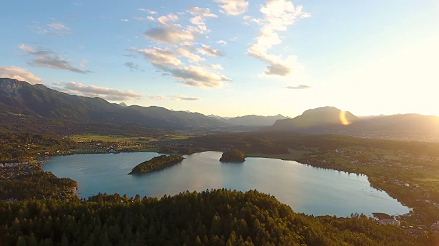 奥地利卡林西亚的Faaker湖视频下载