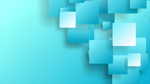 蓝色技术几何抽象视频动画视频素材