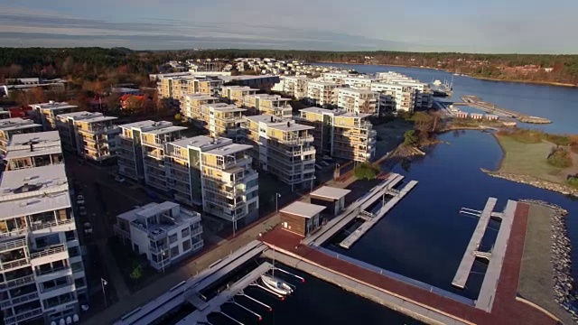 斯德哥尔摩的公寓视频素材