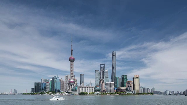 时光流逝——上海天际线视频素材