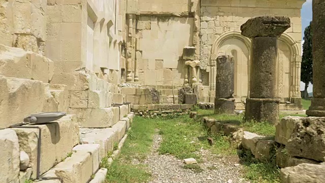 古城墙的巴格拉提庙-格鲁吉亚，库塔伊斯视频素材