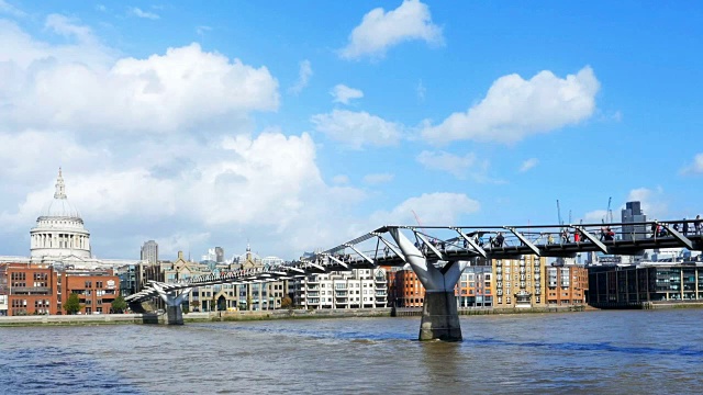 伦敦千禧桥Cinemagraph视频素材
