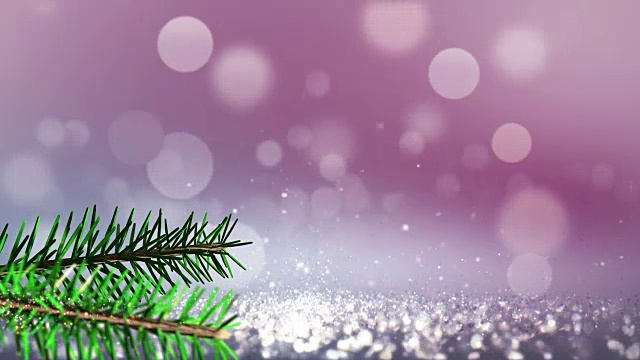 圣诞节散焦背景视频素材
