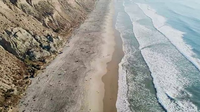 黑人海滩-美国加州视频素材