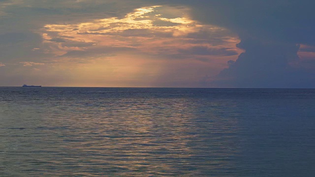 4K视频加勒比海景库拉索岛和泻湖在日落视频下载
