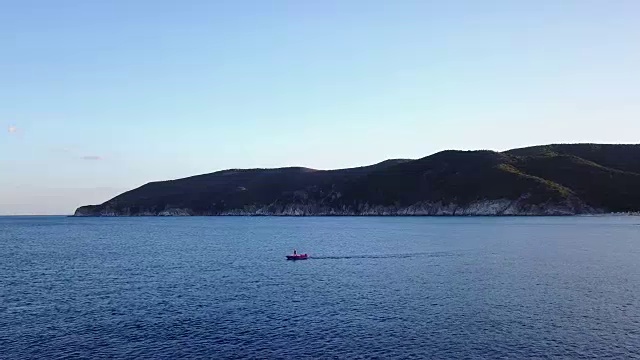 海洋景观和快艇视频下载