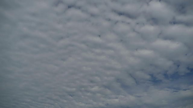 云在蓝天中移动。间隔拍摄视频下载