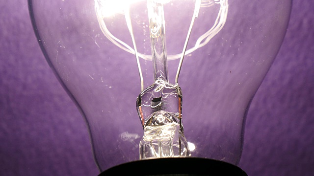 电灯泡的电学概念特写视频下载