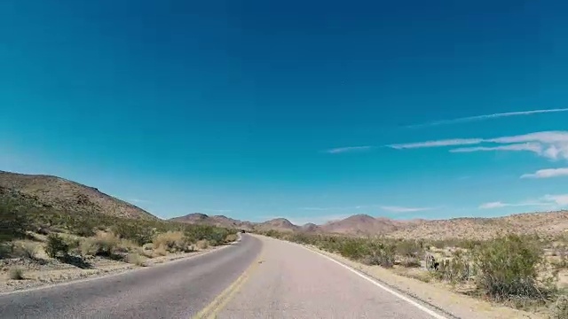 美国公路旅行-约书亚树国家公园视频素材