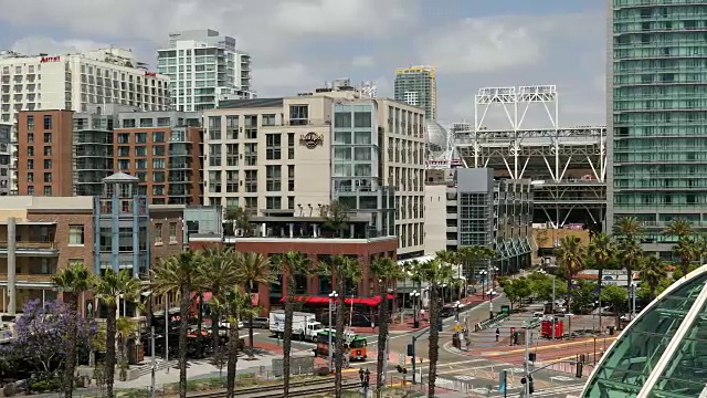 美国加州圣地亚哥市区视频素材