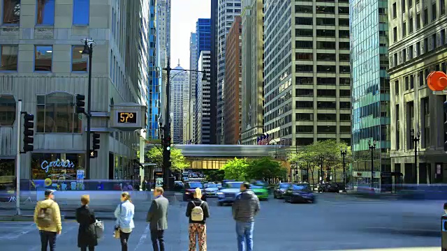 芝加哥的街道视频素材