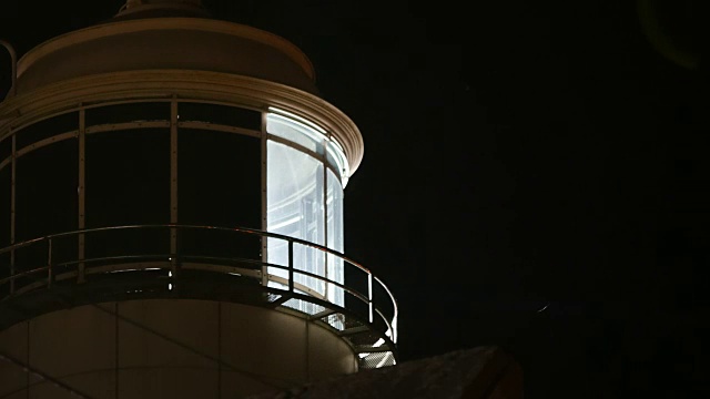 灯塔夜景的延时拍摄。视频下载