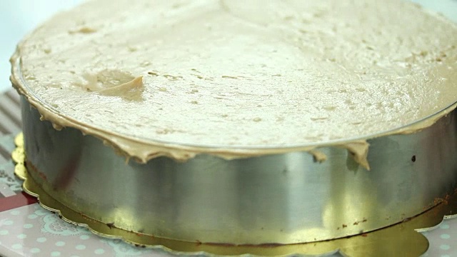 糖果师做蛋糕的录像视频素材