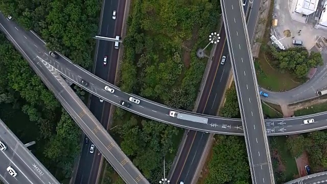 空中高速公路连接视频素材