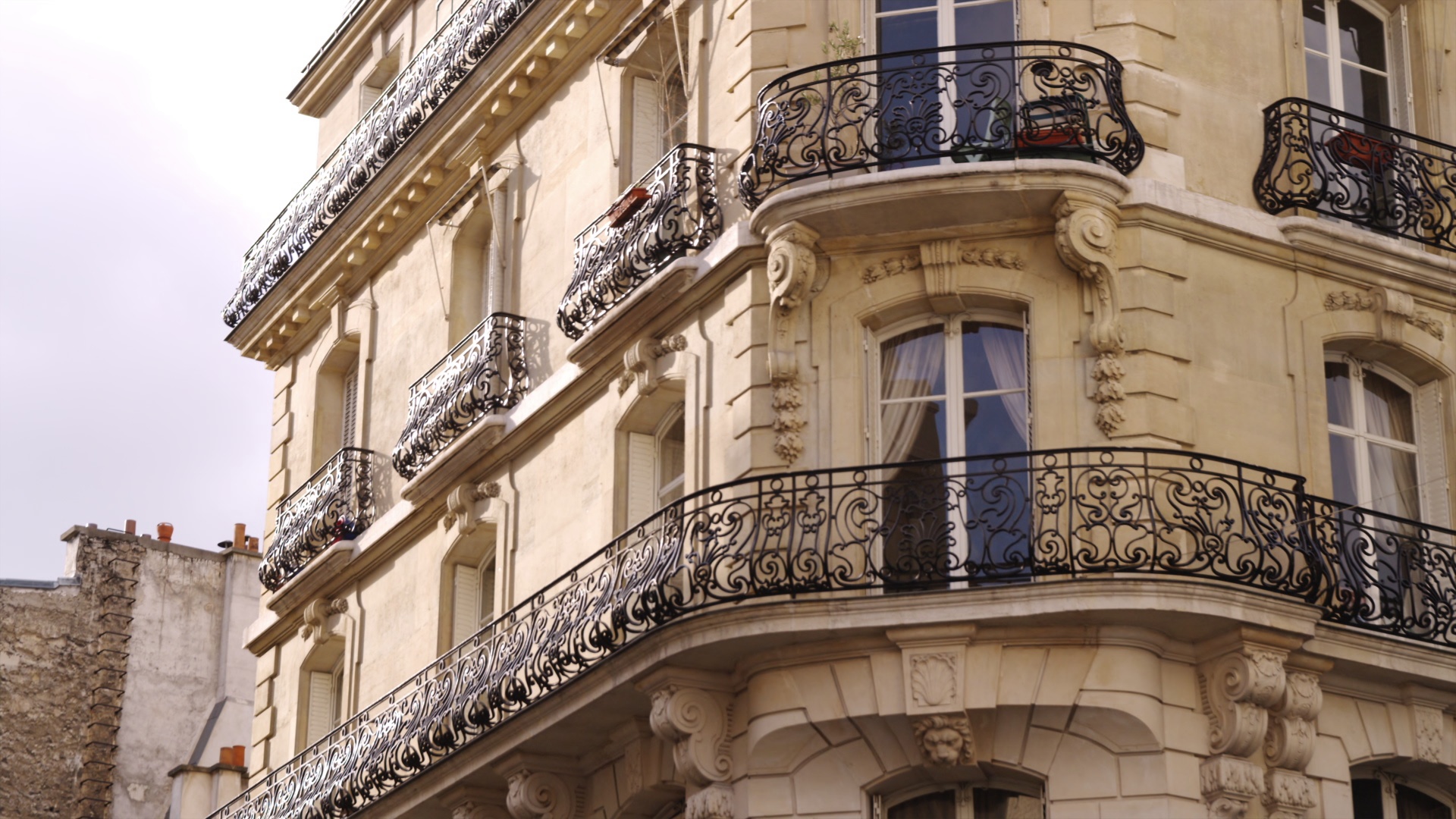MS公寓楼外观/巴黎，法国视频下载