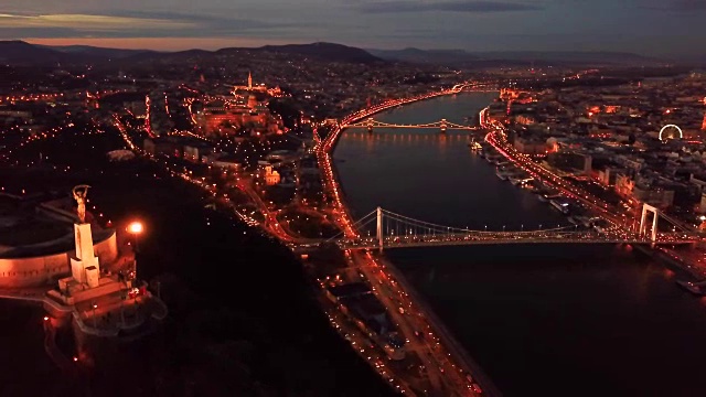 布达佩斯的日落视频下载
