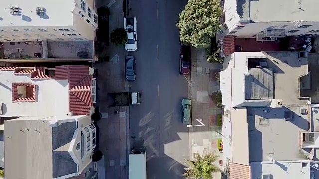 城市街景从上面视频素材