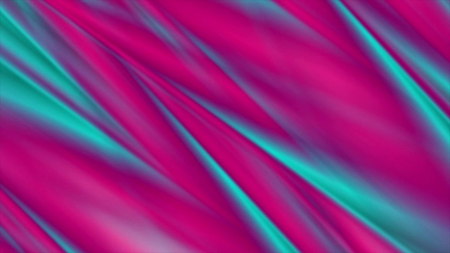 蓝绿色和紫色平滑条纹抽象视频动画视频素材