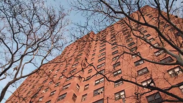 布鲁克林公共住房项目外景拍摄视频素材
