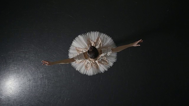 芭蕾舞演员在工作室视频下载