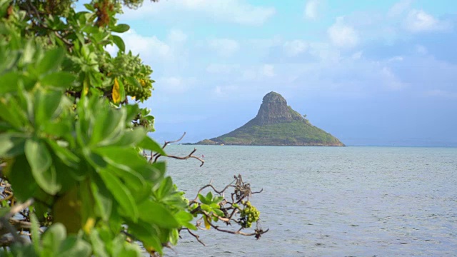夏威夷Mokolii岛的4K慢镜头视频素材