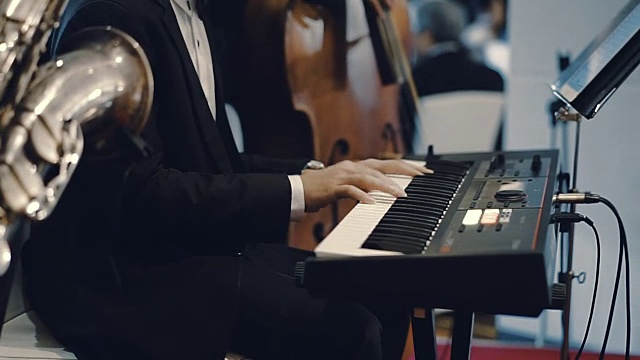 钢琴家作曲视频素材