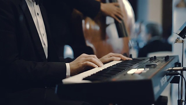 钢琴家作曲视频素材