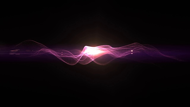 深紫色的线条和能量视频素材