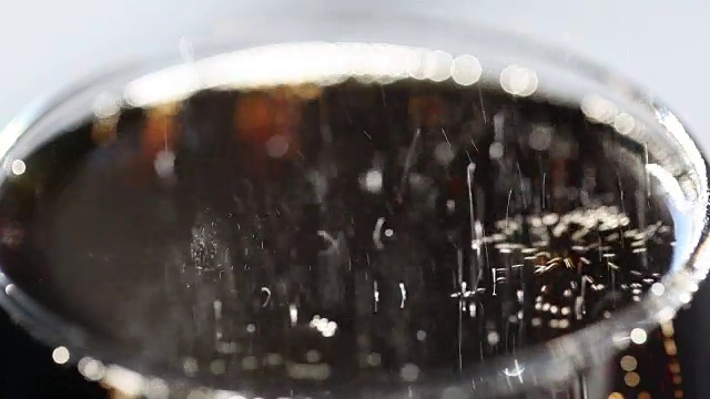 可口可乐泡沫视频素材