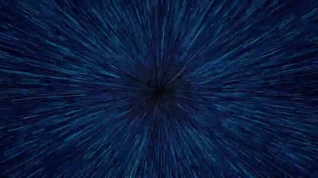 空间中未来主义的蓝色光线视频下载
