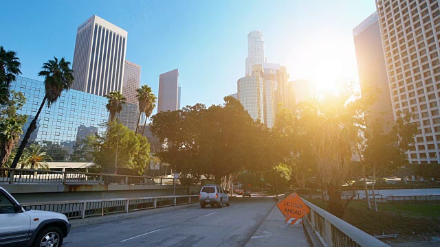 洛杉矶的街道视频，4K版视频素材