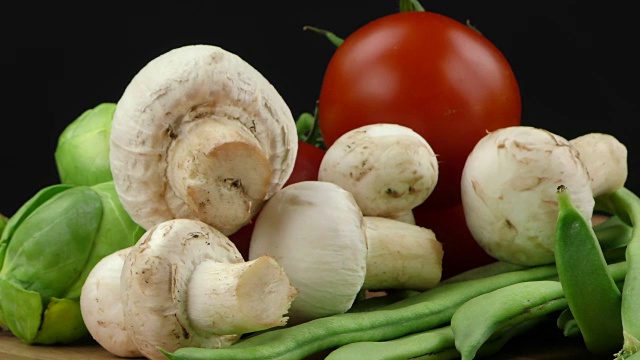 天然生蔬菜食品视频下载
