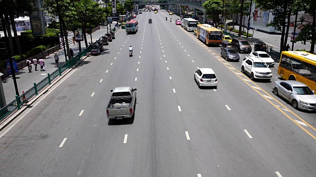 曼谷市中心的路视频下载