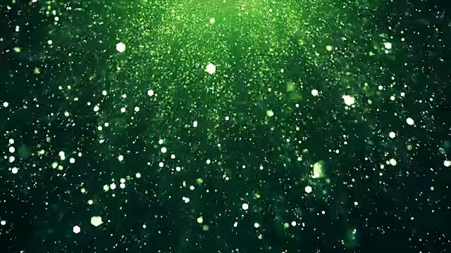 4k闪亮粒子背景(绿色，垂直)-循环视频下载