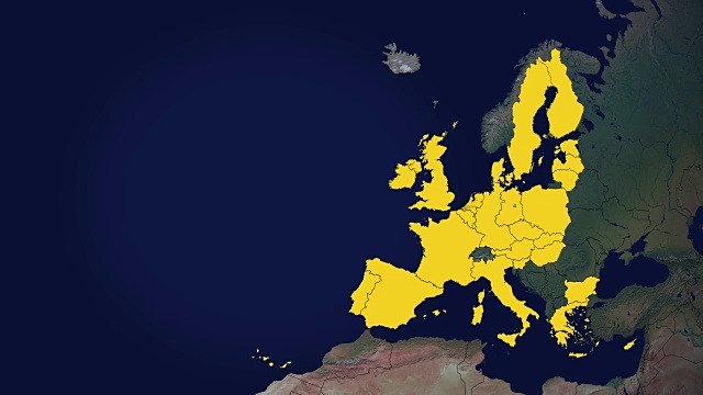 欧盟28个成员国的增长(按时间分7组)和英国脱欧视频下载