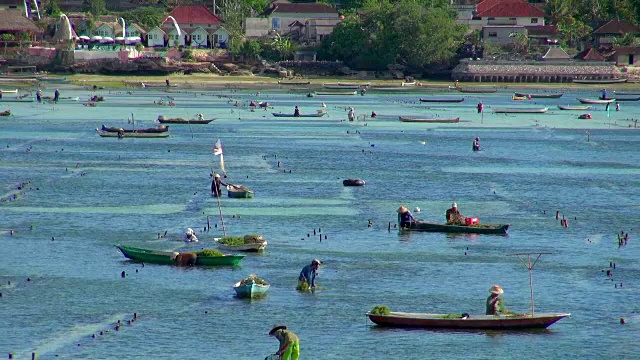 印尼渔民的长镜头视频下载