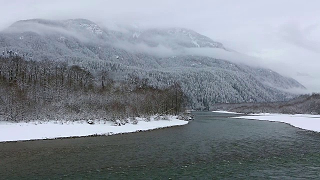 加拿大不列颠哥伦比亚省斯阔米什河视频素材