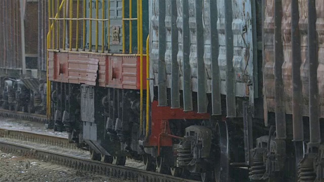 运行中的蒸汽机车视频素材
