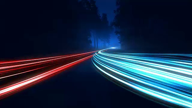 4K摘要高速公路的速度运动视频下载