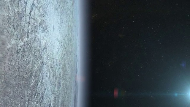 从太空中看到的木卫二月球表面视频下载